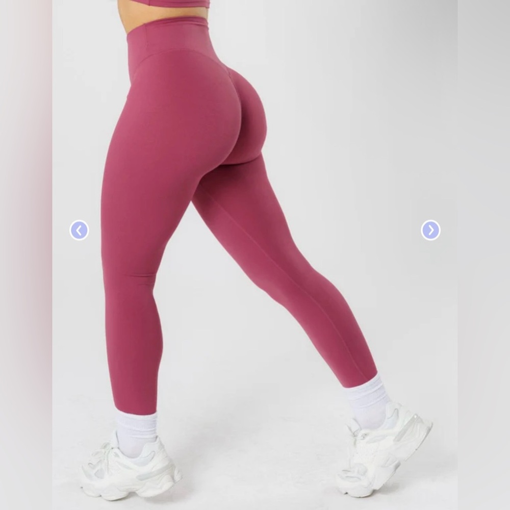 Paragon Sculptseam® Plus Leggings XL Raspberry Pink RecStretch™ High-Rise
